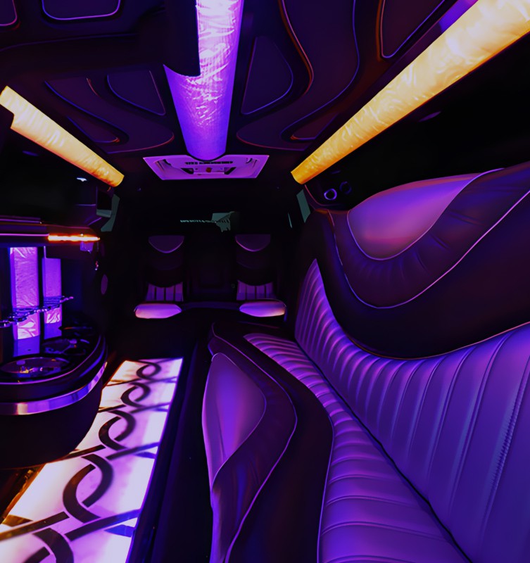 Interior Of Philly Limo Rentals